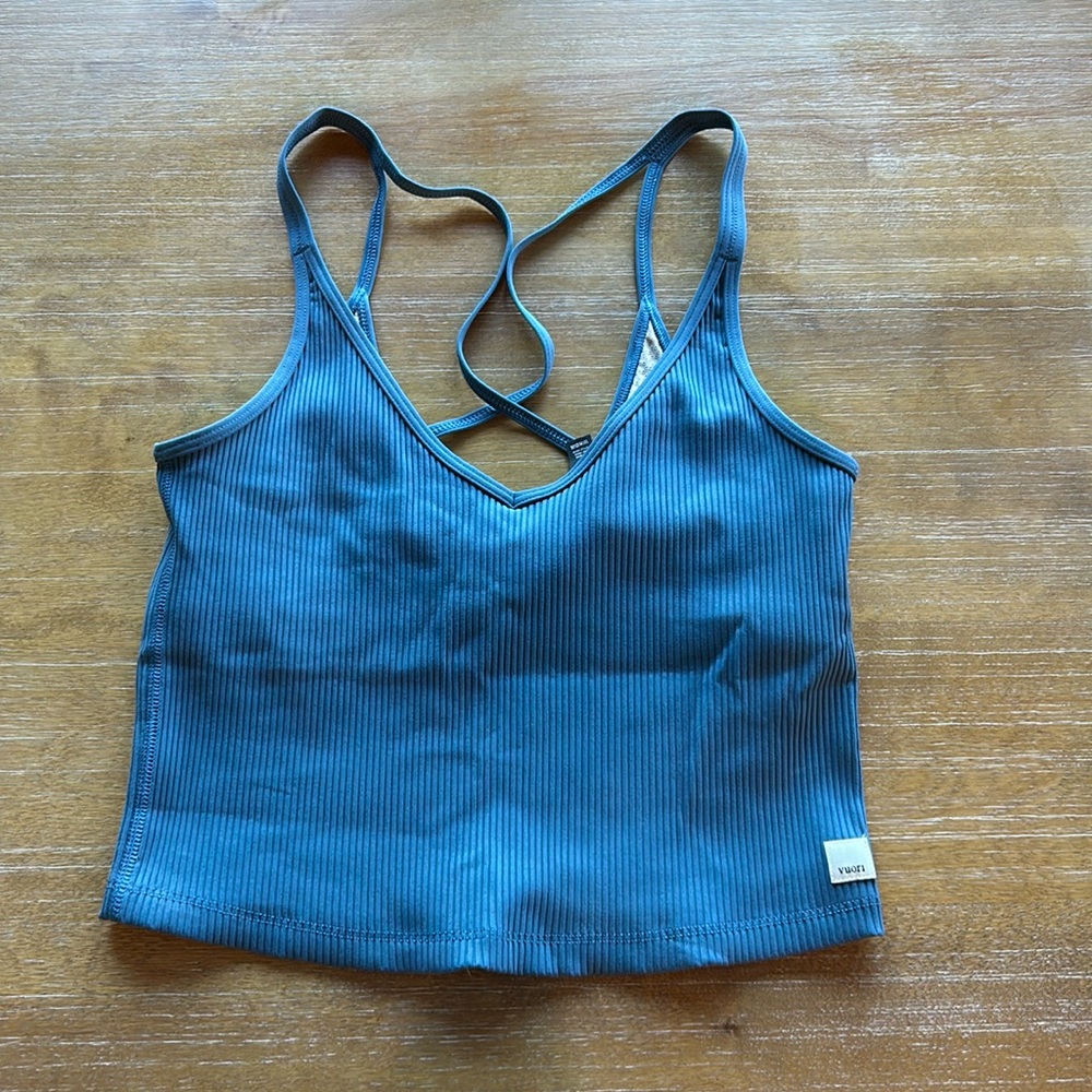 Vuori Women’s Ribbed Crop Tank Medium